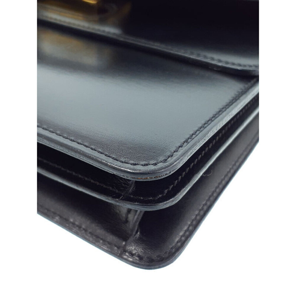 Celine Black Leather Top Handle Bag - Picture 6 of 9